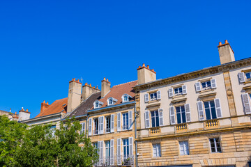 Fototapeta premium Dans les rues de Moulins sur Allier en France
