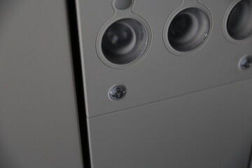 Flight attendant call button.