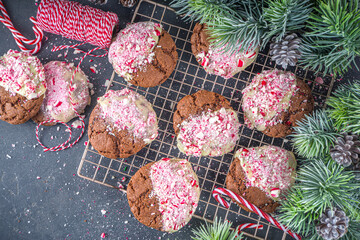 Homemade Chocolate Peppermint Cookies
