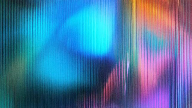 Colorful abstract background with striped textures and varying hues.