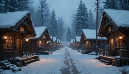 Fototapeta premium house in the winter