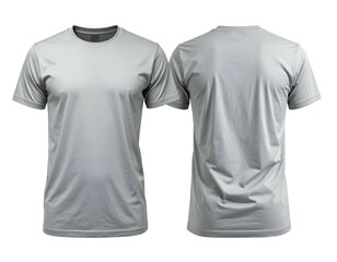 Plain, basic, solid color short-sleeve t-shirt mockup