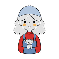 santa claus with christmas tree