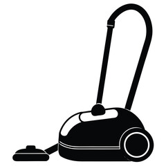 smart vacuum on white background