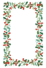 Template Christmas Garland card featuring a flat design aesthetic with a mix of bright and muted colors, minimalist shapes, and simple lineswith png Transparent 