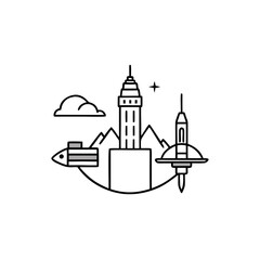 vector illustration of mosque