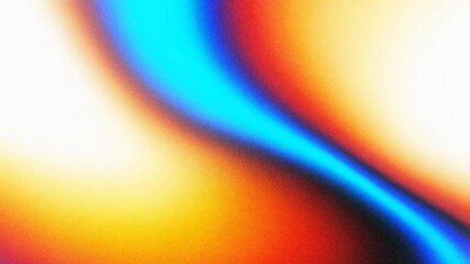 A vibrant abstract gradient featuring blue, orange, and yellow hues blending together.