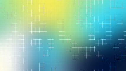 Light Blue Yellow Gradient Grid Line Abstract Background Design
