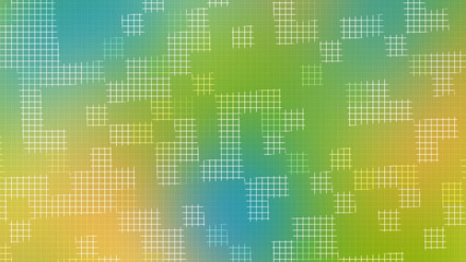 Colorful Pixel Grid Line Gradient Background wallpaper