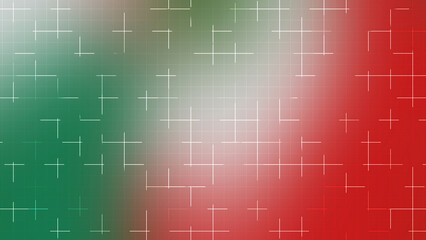Christmas Red Green White Gradient Grid Line Minimal Background