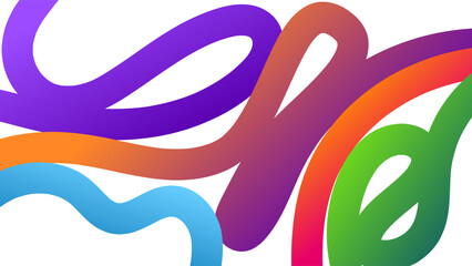 ABSTRACT BACKGROUND WITH LINES HAND DRAWN SHAPES GRADIENT SMOOTH LIQUID COLORFUL RIBBONS DESIGN VECTOR TEMPLATE GOOD FOR MODERN WEBSITE, WALLPAPER, COVER DESIGN 