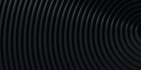 Luxurious abstract background with elegant glossy black lines. Circular line pattern for business, brochures, certificates, and invitations.