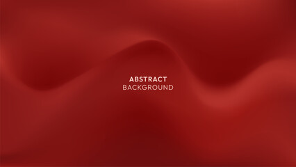 Abstract red gradient background with smooth wavy blur.