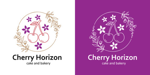 Modern Cherry Logo Design for Fruit Brand and Identity