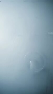 Elevated Shower Experience: An Intimate Look at Modern Shower Fixtures Amidst Steam and Reflections for Refreshing Bathing Moments