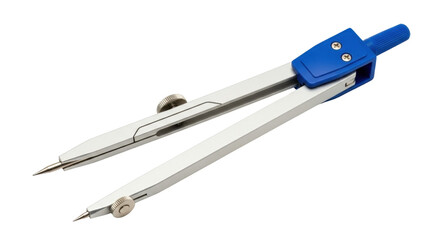 Isolated Compass used for technical drawing used in geometry or mathematics, architecture art