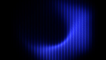 Dramatic blue light pattern background with abstract shapes for modern designs and creative projects