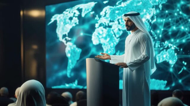 Global leaders discuss technology and innovation at conference in Dubai