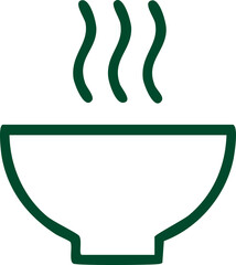 Minimal Noodle Bowl Icons Set | Asian Food Line Art