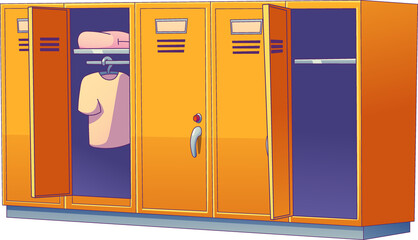 Opened Lockers
