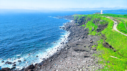 Beautiful scenery along the coastal road.
