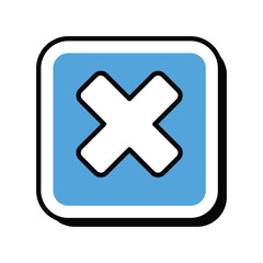 Fototapeta premium Remove Button icon with white background vector stock illustration