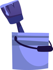 Paint Brush in Bucket © klyaksun