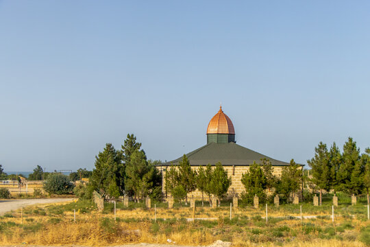 Mausoleum turbe turboy in the village of Shuraabad in the Khizi region of Azerbaijan.