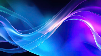 Fototapeta premium abstract blue wave background