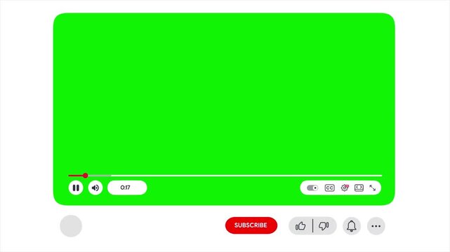Like bell subscribe overlay. Youtube video Content creator Call to action. Media player interface template. Vlog engagement animation. Online streaming CTA. Support video mock-up. 