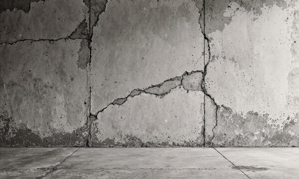 Concrete Canvas Creed - Stain fresco wall, straight gallery, light opposite, grayscale, aesthetic with function erosion edict, neglect curated canon.