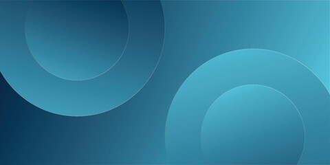 Abstract Blue Circular Design With Soft Gradients And Large Ring Shapes For Backgrounds