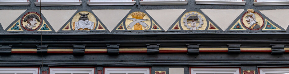 architektur, barf&uuml;&szlig;erstra&szlig;e, alt, fassade, fremdenverkehr