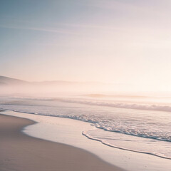 무한히 펼쳐진 바다 해안가