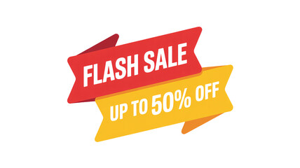 Get ready for incredible savings with this vibrant flash sale promotion, offering deals up to 50% off, perfect for attracting customers and boosting sales now!