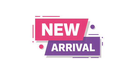 Promote your latest products and offerings with this vibrant new arrival graphic to grab attention and boost your sales, perfect for social media