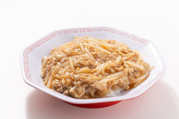 もやしあんかけ丼　