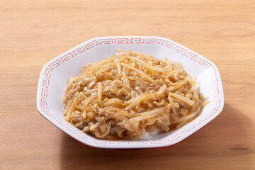 もやしあんかけ丼　