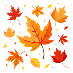 Obraz premium November Maple Leaves