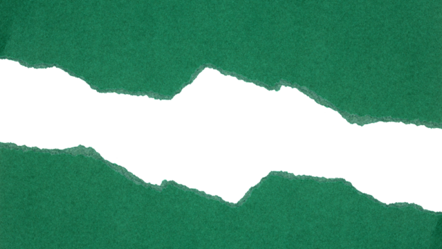 green torn or ripped paper isolated on transparent png background,realistic torn cardboard paper edges,torn or ripped green paper frame,christmas decoration,green torn paper background