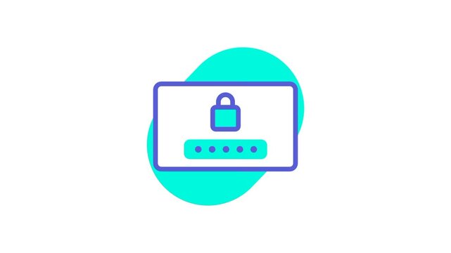A login interface icon illustrating password‑secured account access enforcing authorized entry and preserving the confidentiality of user credentials 