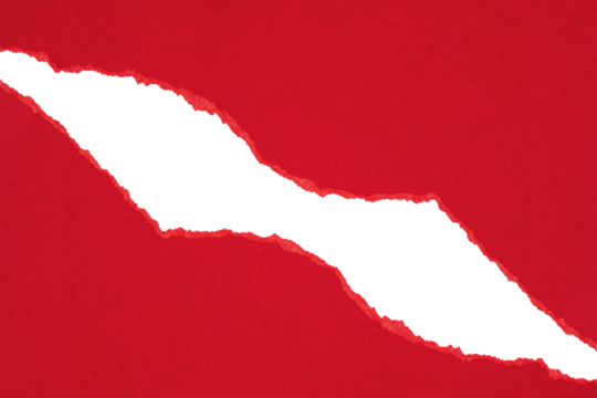 red torn or ripped paper isolated on transparent png background,realistic torn cardboard paper edges,torn or ripped red paper frame,christmas decoration,red paper background