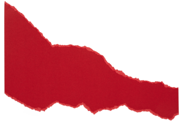 red torn or ripped paper isolated on transparent png background,realistic torn cardboard paper edges,torn or ripped red paper frame,christmas decoration,red paper background