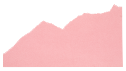 pink torn or ripped paper isolated on transparent png background,realistic torn cardboard paper edges,torn or ripped pink paper frame,design decoration,pink torn paper background