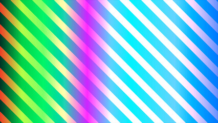 Obraz premium Vibrant diagonal stripes creating a colorful abstract background pattern