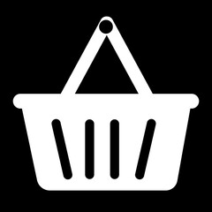 Flat style shopping cart icon. Shopping cart icon for online store logo.