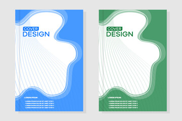 Cover design for annual report and business catalog, magazine, flyer or booklet vector template EPS 10