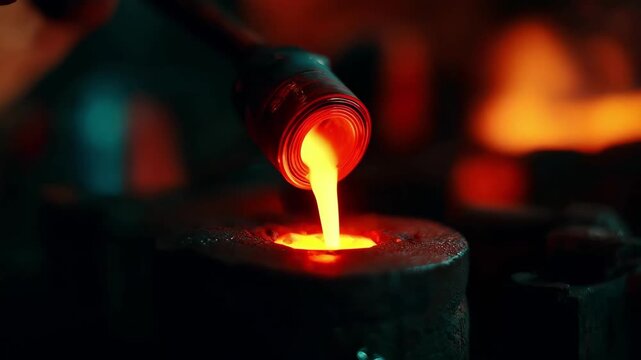 Focused view of worker reinforcing an extrusion die with metal supports improving longevity and maintaining consistent extrusion performance in manufacturing.