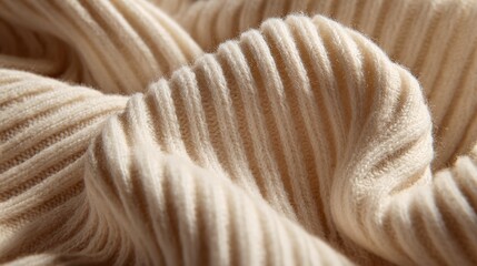 Cozy up in this ribbed fabric! Its soft texture and subtle cream color bring warmth and sophistication. Perfect for creating a comforting and stylish look.