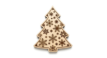 christmas tree toy isolated on white background